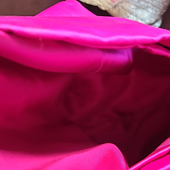 PATRICIA RHODES Sleeveless Silk Magenta and multi colored sequins dress Size 8 - Picture 14 of 16